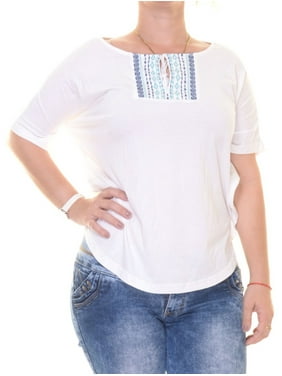American Living Women/'s Dolman Cotton Blend Waffle Top
